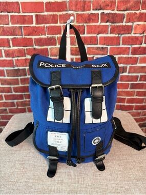 Doctor Who TARDIS Police Public Call Box Backpack – BBC Licensed 2012